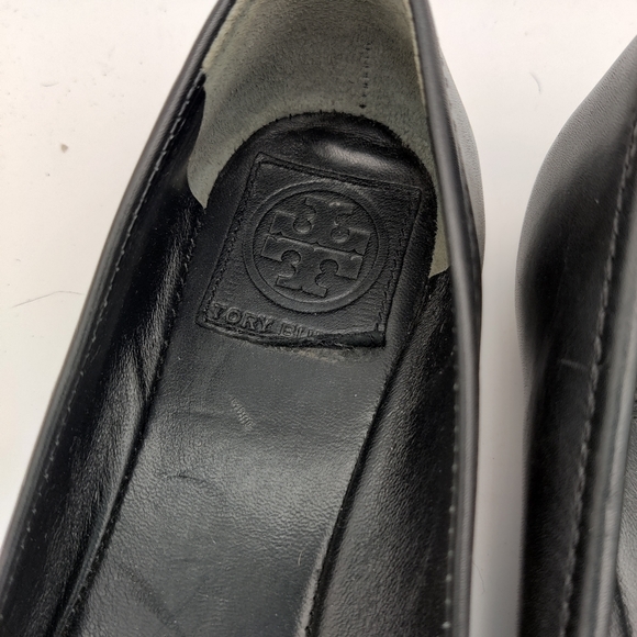 Tory Burch Pacey Black leather sz 8 - Picture 4 of 6